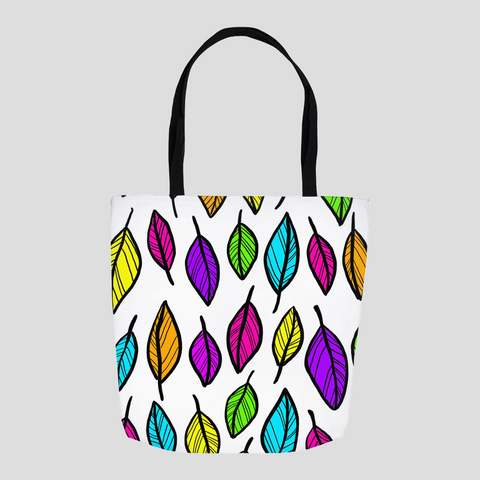 Colorful Leaf Tote Bag