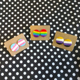 Transgender, Gay, and Nonbinary Pride Stud Earrings