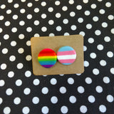 Gay and Transgender Pride Stud Earrings