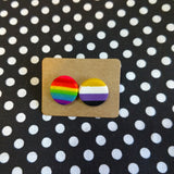 Gay and Nonbinary Pride Stud Earrings