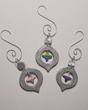 Pride Flag Sparkle Ornaments