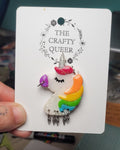 Pierced Unicorn Pin