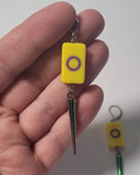 Pride Flag Spike Earrings