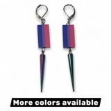 Pride Flag Spike Earrings