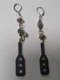 Rose Paddle Earrings