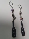 Rose Paddle Earrings