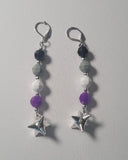 Crystal Flail Pride Earrings
