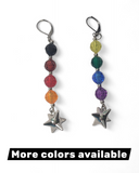 Crystal Flail Pride Earrings