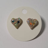 Iridescent Glitter Studs