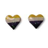 Nonbinary Pride Studs