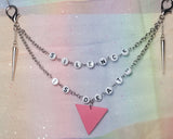 Silence is Death Mask Chain