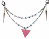 Silence is Death Mask Chain