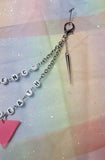 Silence is Death Mask Chain