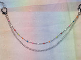 Rainbow Accent Mask Chain