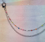 Rainbow Accent Mask Chain