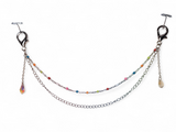 Rainbow Crystal Accent Mask Chain