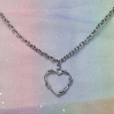 Barbed Heart Mask Chain