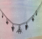 Spikes & Spiders Mask Chain
