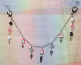 Rainbow & Checkers Mask Chain