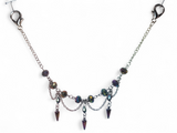 Spike Rainbow Onyx Mask Chain