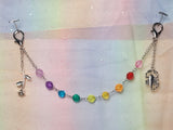 Rose & Scorpian Rainbow Mask Chain