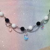 Crystals & Mushrooms Mask Chain