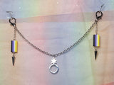 Nonbinary Pride Mask Chain