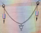 Trans Pride Mask Chain
