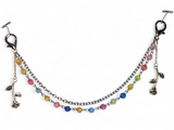 Roses & Rainbow Crystal Mask Chain