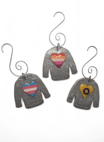 Ugly Gay Sweater Ornaments