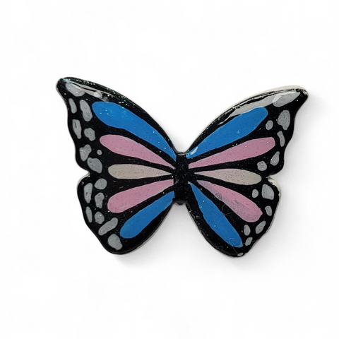 Trans Pride Butterfly Pin