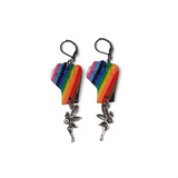 Queer Solidarity Fist Fairy Earrings