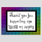 Thank You Surgery Trans Greeting Card