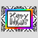 Happy Holigays LGBTQ Holiday Greeting Card