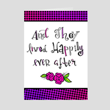 And They Lived Happily Ever After Greeting Card