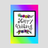 Happy Wedding LGBTQ All Gender Greeting Card