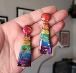 Rainbow Gemstone Earrings