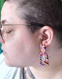 Galaxy Rainbow Portal Earrings