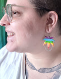 Pride Canna Leaf Earrings