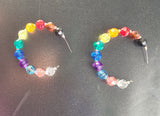 Gay Pride Hoop Earrings