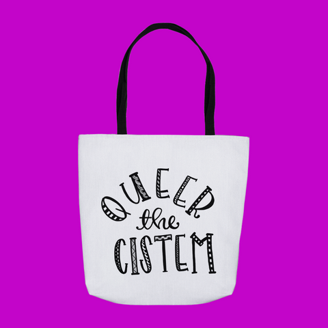Queer the Cistem Tote Bag