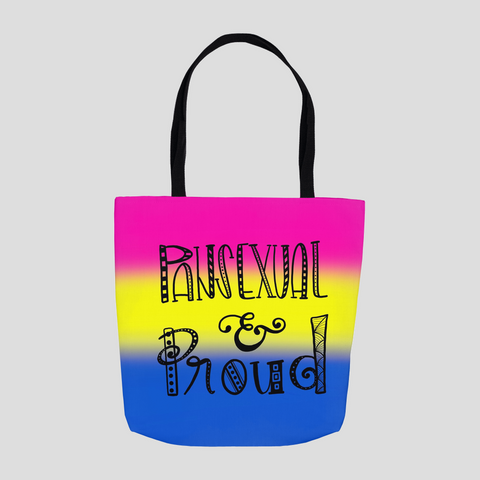 Pansexual & Proud Tote Bag