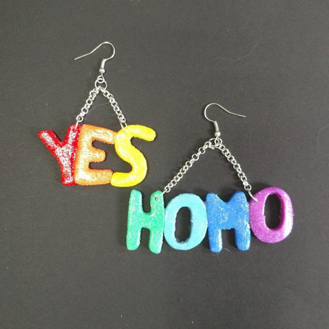 Yes Homo Earrings
