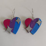Sparkle Heart Earrings