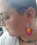 Flaming Mixmatch Rainbow Hoops