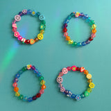 Beaded Rainbow Bracelets