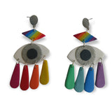 Rainbow Eye Dangles