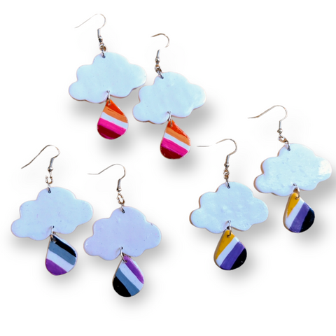 LGBTQ+ Raindrop Clouds
