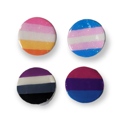 Lesbian, Transgender, Asexual, and Bisexual Pride Pins