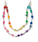 Double Rainbow Charm Necklace